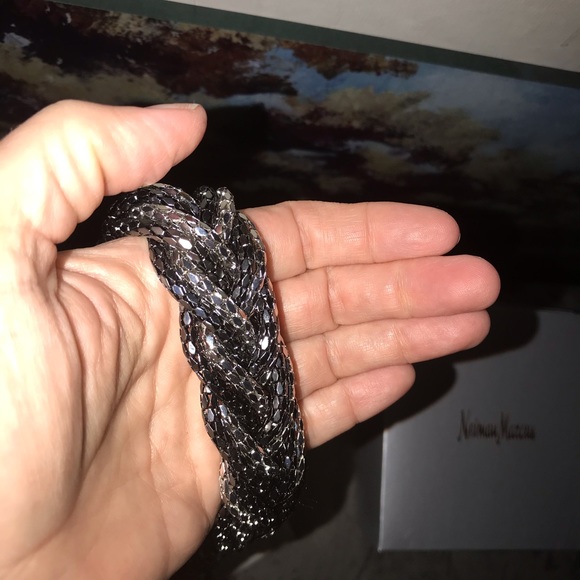 NIB NEIMAN MARCUS BRAIDED ROPE NECKLACE - Picture 5 of 7